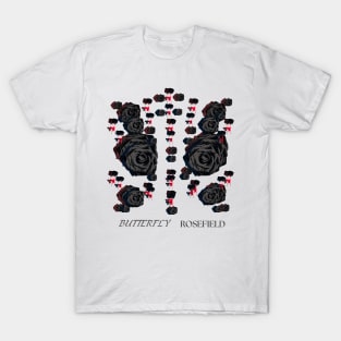 ROSE FIELD, BUTTERFLY T-Shirt